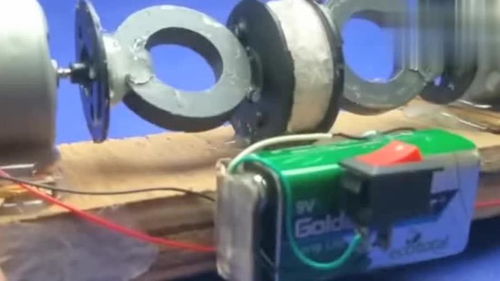 用直流電機和磁鐵制作一套自由能發電裝置,原理很簡單